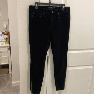 Ralph Lauren Polo Stretch Corduroy Tompkins Skinny Jeans Size 8